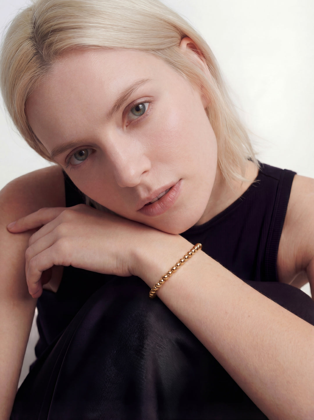 Gold Filled 5mm Stretch Bracelet - okonii