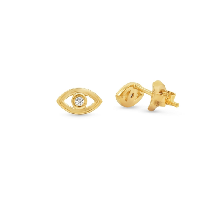 Evil Eye Stud Earrings