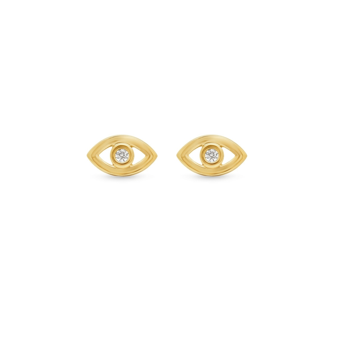 Evil Eye Stud Earrings