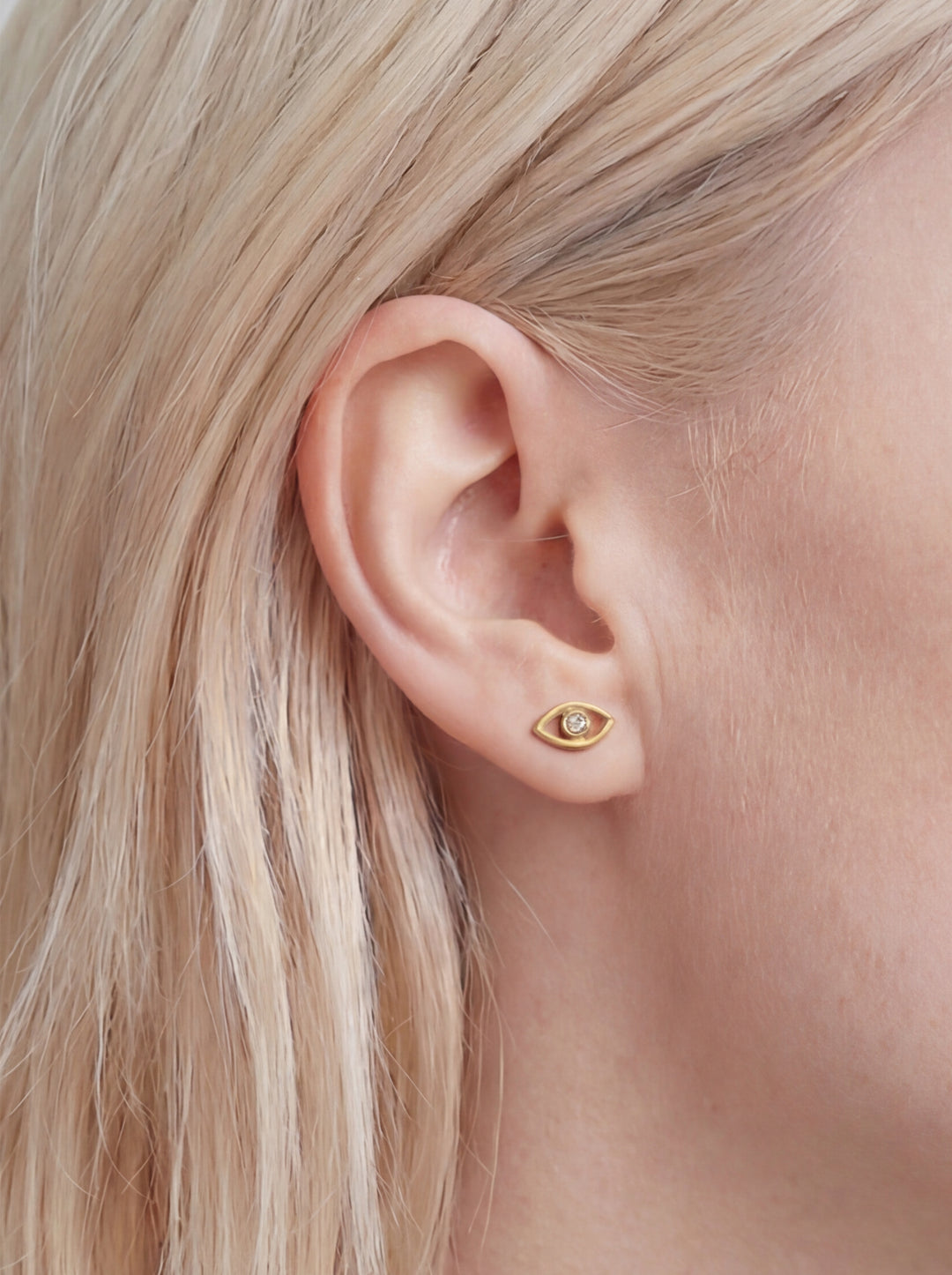 Evil Eye Stud Earrings