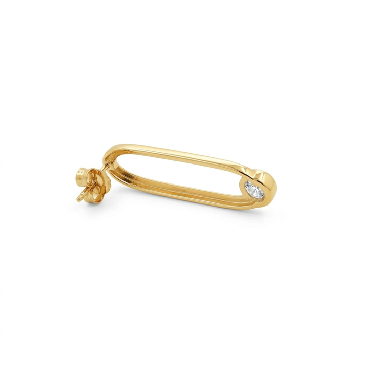 Oval Oversized Stud Earrings