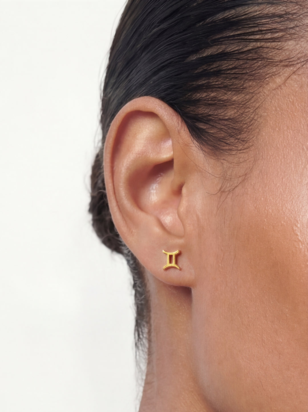 Gemini Zodiac Stud Earrings
