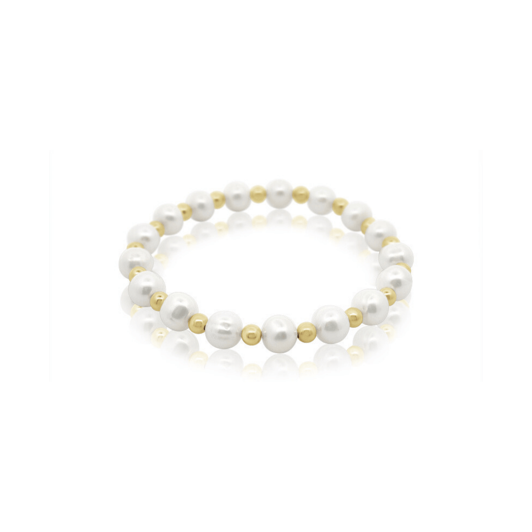 Pearl Stretch Bracelet - okonii