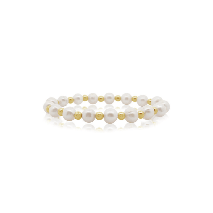 Pearl Stretch Bracelet - okonii
