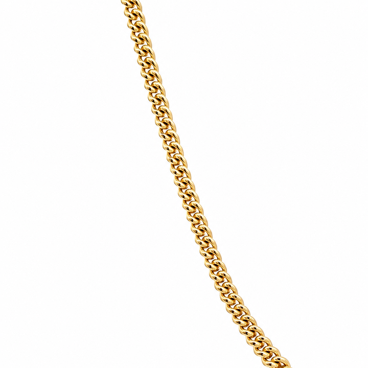 Gold Vermeil Curb Chain Necklace
