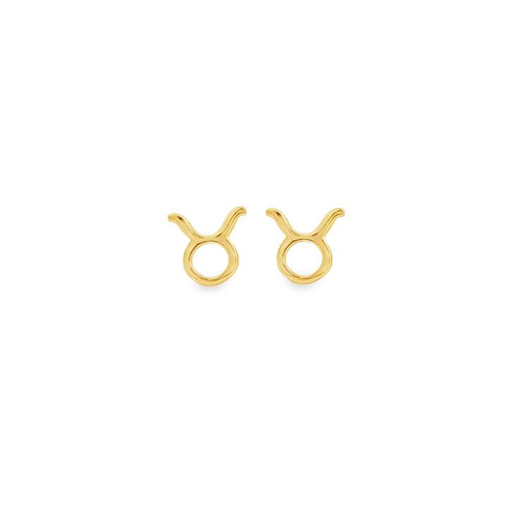 Taurus Zodiac Stud Earrings