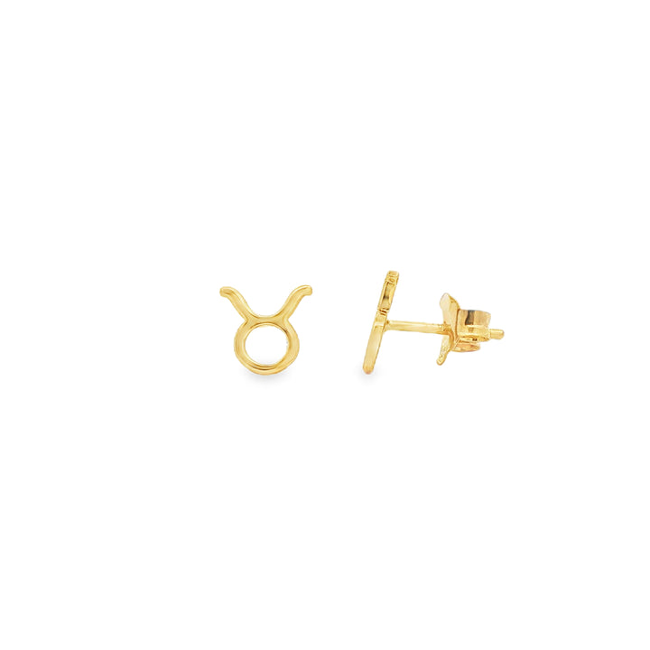 Taurus Zodiac Stud Earrings