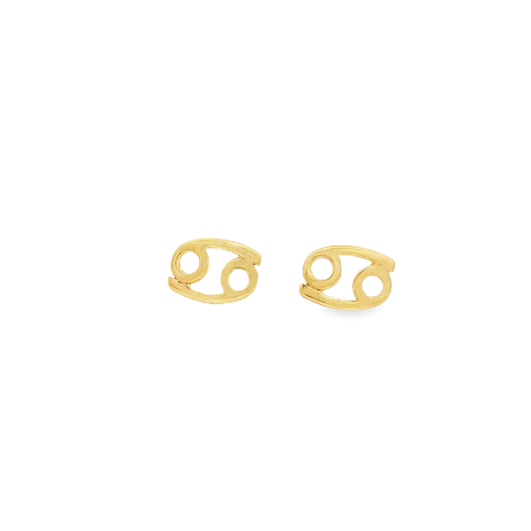 Cancer Zodiac Stud Earrings
