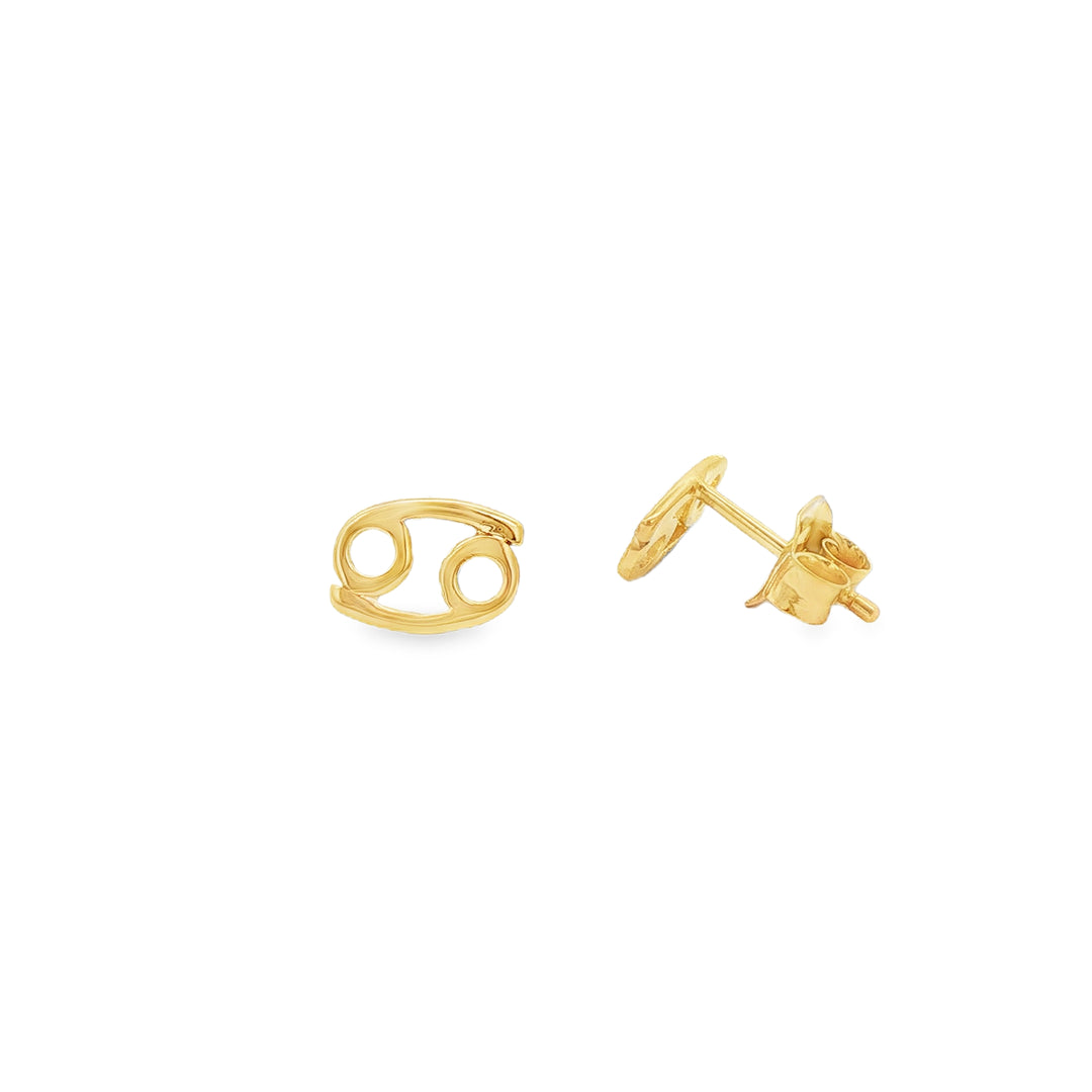 Cancer Zodiac Stud Earrings