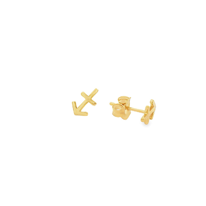 Sagittarius Zodiac Stud Earrings