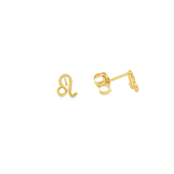 Leo Zodiac Stud Earrings
