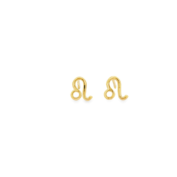 Leo Zodiac Stud Earrings